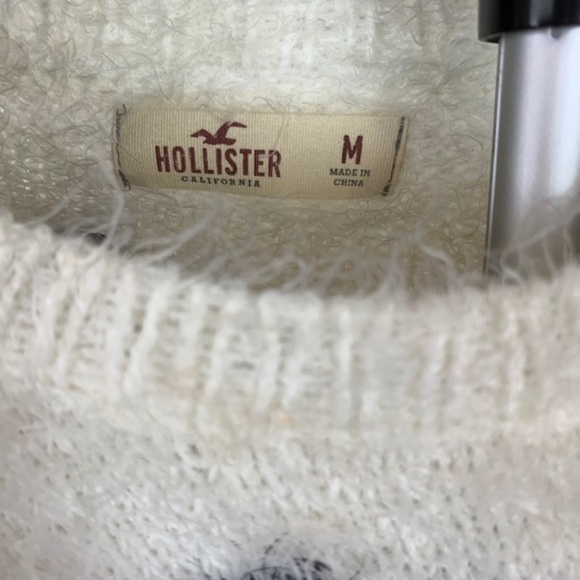 Hollister fuzzy/shaggy  sweater. M. - Picture 13 of 13
